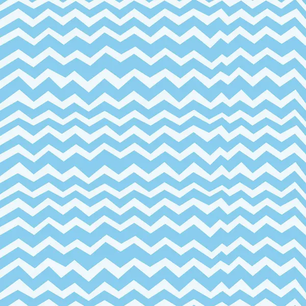 Açık mavi arkaplanda beyaz zig zag çizgileri olan kusursuz simge deseni. Tekstil ve arka planlar için klasik ve çok yönlü geometrik tasarım. Vektör basit geometrik soyut zigzag duvar kağıdı.