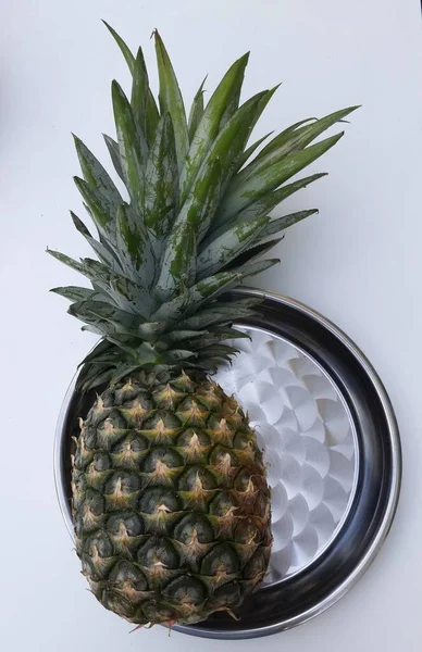 Pineapple Fruit White Background — Stock Photo, Image