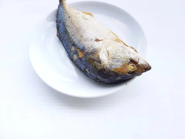 Tajskie Jedzenie Makrela Smażona — Zdjęcie stockowe