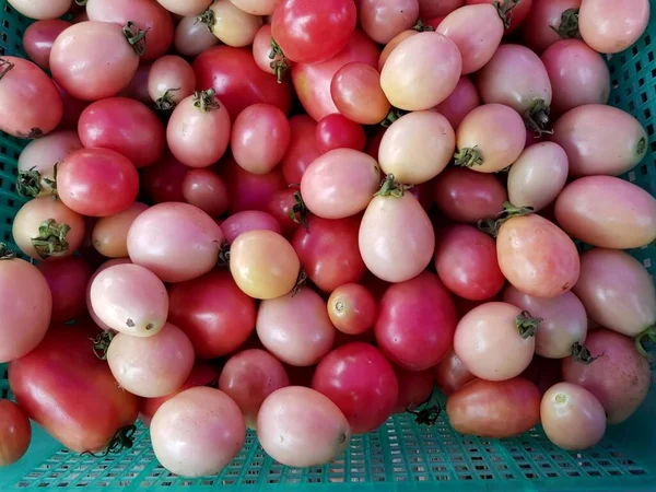 Rode Tomaat Verse Markt — Stockfoto