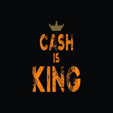 Nakit, kral tipografisidir. Vektör illüstrasyonu