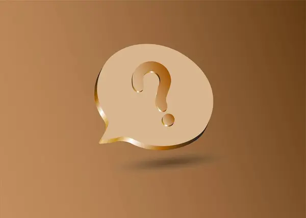 Soru işaretiyle sohbet mesajı. Alarm bildirimi işaretleri, sosyal düğme simgesi.