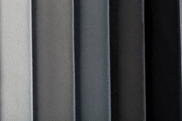 Different Samples Velvet Fabric Close — Foto Stock