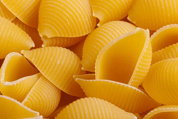 Pasta Products Form Shell Texture Close — Stock Fotó