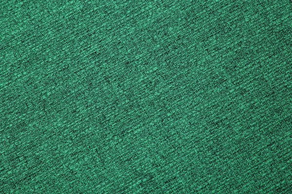 Green Background Fabric Texture Macro Close — Fotografia de Stock
