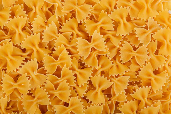 乾燥したイタリアのパスタの種類と形の異なるクローズアップ — ストック写真