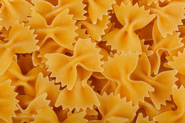 乾燥したイタリアのパスタの種類と形の異なるクローズアップ — ストック写真