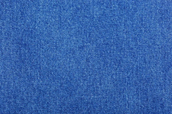 Modrá Barva Džíny Textura Bílém Pozadí Zavřít — Stock fotografie