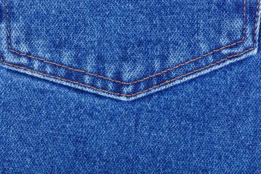 Beyaz arkaplanda mavi renk kot dokusu kapat