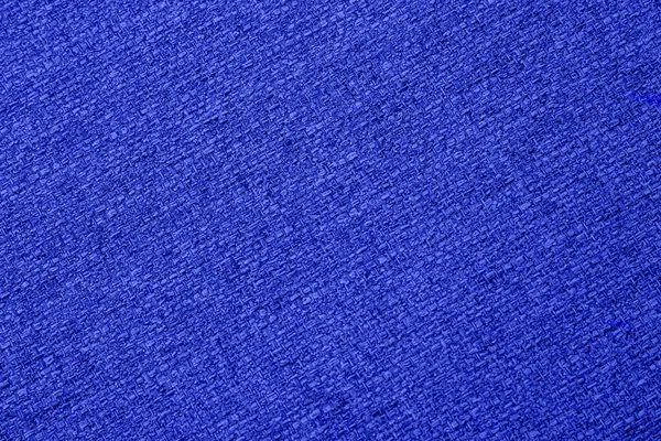 Blue Background Fabric Texture Macro Close — Fotografia de Stock