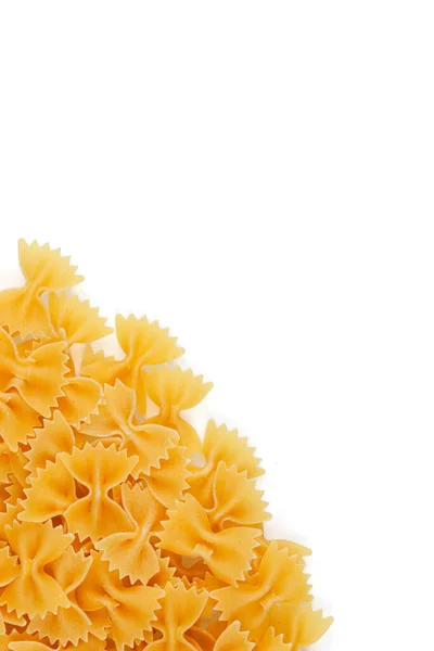 Verschillende Soorten Vormen Van Droge Italiaanse Pasta Close — Stockfoto