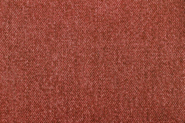Cor Vermelha Jeans Textura Tecido Fábrica Fundo Branco Close — Fotografia de Stock