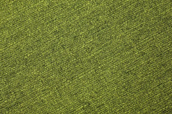 Green Background Fabric Texture Macro Close — Foto de Stock