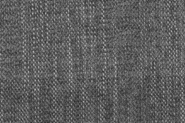 Фабричная Ткань Серого Цвета Образец Текстуры Ткани Мебели Крупным Планом — стоковое фото