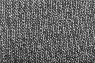Gri renk kot kumaş, beyaz arkaplanda fabrika kumaşı yakın plan
