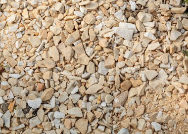 Dekoratif beyaz taşların dokusu