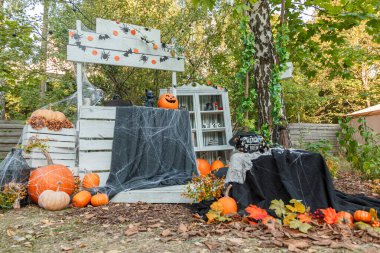 Güzel sonbahar Cadılar Bayramı mekanları
