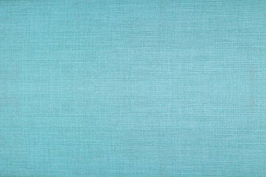 Dikiş için kumaş kumaşları ve mobilya mavisi yakın plan.