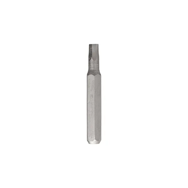 Stock image Iron bit for screwdriver and drill on Isolated on a white background close-up