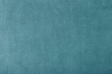 macro texture fabric of large binding for sewing blue background color close-up