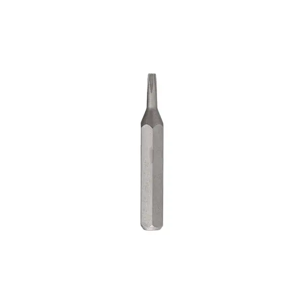 stock image Iron bit for screwdriver and drill on Isolated on a white background close-up