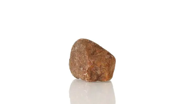 stock image Spinel mineral stone spinning in a circle on a white background close-up