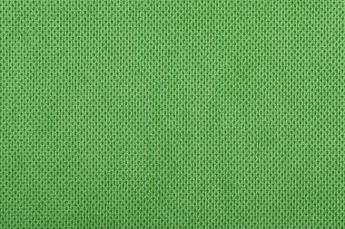 Yeşil kumaş pamuk dokusu. Tekstil arkaplan kumaşı kapat