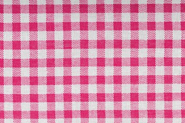 Kırmızı ve beyaz kareli, desen, tasarım, dikiş için pamuk kumaş, doku yakın plan