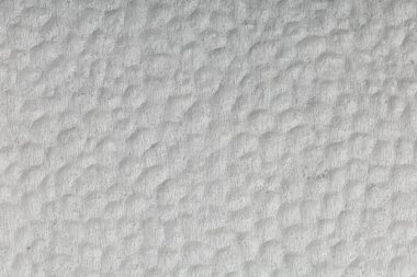 Beyaz kağıt dokusu, geri dönüştürülmüş kart. Eski buruşmuş geri dönüştürülmüş kağıt, yakın plan, geri dönüştürülmüş kağıt.