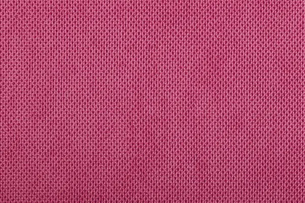 Kırmızı kumaş pamuk dokusu. Tekstil arkaplan kumaşı kapat