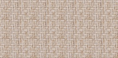Kahverengi kumaş dokusu görünür liflerle yakın plan. Sürdürülebilir moda, iç tasarım ve doğal titreşimler için harika.
