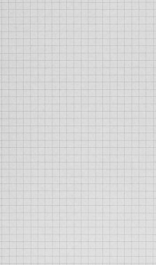 Beyaz zemin üzerindeki bu kareli kağıt tabaka, ayrıntılı ızgara ile eğitim kullanımı, matematik egzersizleri, çalışma notları ve okul ödevleri için idealdir..
