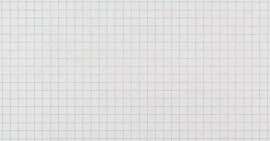 İzole edilmiş beyaz arkaplan üzerindeki işaretlenmiş kağıt tabaka ayrıntılı şebeke şablonu ile notlar, listeler ve günlük planlama görevleri için mükemmeldir..