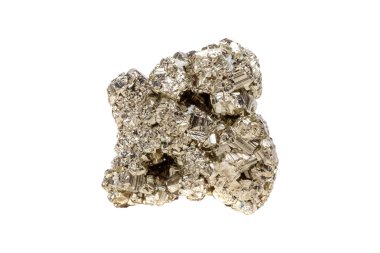 Metalik altın bir parıltı ve keskin açılar gösteren, kübik yapıya sahip canlı bir Pyrite taşı. Zengin dehalarla çarpıcı bir dekor için ideal.