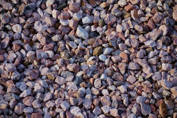 Pile Gravel Pebbles Close Pattern Texture — Stock Photo, Image