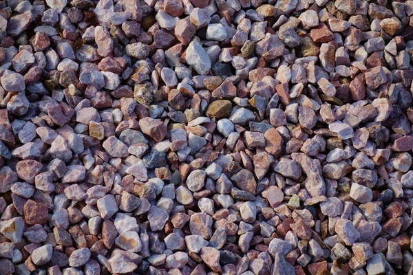 Pile Gravel Pebbles Close Pattern Texture — Stock Photo, Image