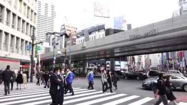 November 07, 2022: Tokyo, Japan, the internationally famous Roppongi crossing landmark and the familiar Route 3 highway.