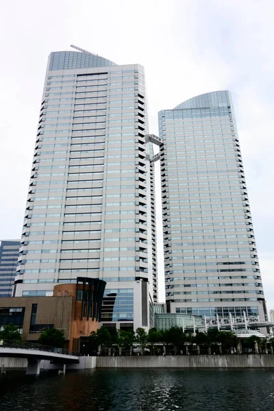 Moderno Edificio Moderno Japón Tokyo Reciente Ciudad Elegante Vanguardista —  Fotos de Stock