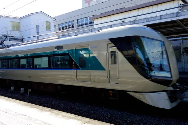 Diciembre 2022 Ferrocarril Japonés Tobu Railway Nikko Line Platform Shimoimaichi — Foto de Stock