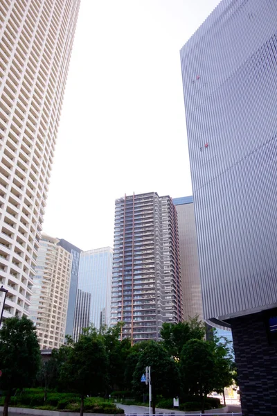 Shinjuku Tokyo Giappone Quando Guarda Alto Vista Dei Grattacieli Shinjuku — Foto Stock