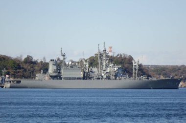  12/31/2024, Yokosuka, Kanagawa Prefecture, Japan, Yokosuka Port, the departure and arrival point for the sightseeing boat tour of the naval port                               clipart