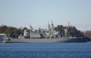   12 / 31 / 2024, Yokosuka, Kanagawa Bölgesi, Japonya, Yokosuka Limanı, deniz limanı turu için gidiş ve varış noktası                             