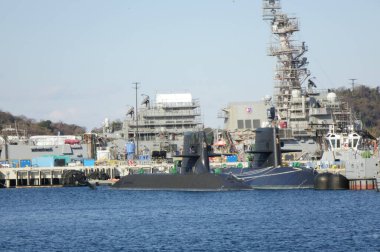   12 / 31 / 2024, Yokosuka, Kanagawa Bölgesi, Japonya, Yokosuka Limanı, deniz limanı turu için gidiş ve varış noktası                             