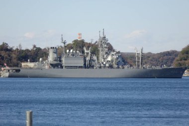   12 / 31 / 2024, Yokosuka, Kanagawa Bölgesi, Japonya, Yokosuka Limanı, deniz limanı turu için gidiş ve varış noktası                             