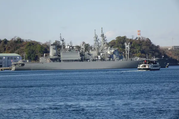  12 / 31 / 2024, Yokosuka Şehri, Kanagawa Bölgesi, Yokosuka Limanı Liman Gemisi                              