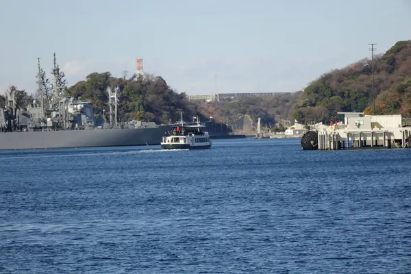  12 / 31 / 2024, Yokosuka Şehri, Kanagawa Bölgesi, Yokosuka Limanı Liman Gemisi                              