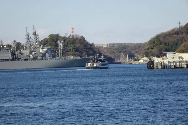  12 / 31 / 2024, Yokosuka Şehri, Kanagawa Bölgesi, Yokosuka Limanı Liman Gemisi                              