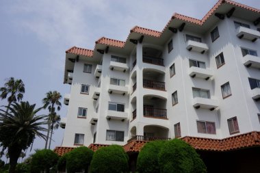  Zushi Şehri, Kanagawa Bölgesi, Japonya, 8 Ağustos 2020: Zushi Marinari 'ye bağlı bir tesis.                              