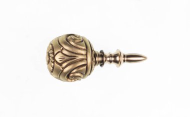 golden wand isolated on white background