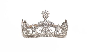 queen crown on white background